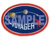 Hasegawa SP635 Unmanned Space Probe Voyager w/ Mission Emblem Patch 1/48